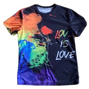 Love Is Love Equality Mens Size L T Shirt LGBTG